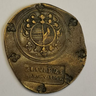 Monnaie Obsidionale Siège De LANDAU 1702 2 LIVRE 2 SOL / FRANCE - Collections