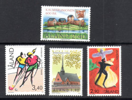 Aland 1997, MNH, Michel 127, 128, 129, 133, Lot - Aland