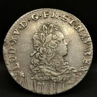 1/3 ECU DE FRANCE ARGENT LOUIS XV 1721 T NANTES 27mm 8.14g FRANCE / SILVER - 1715-1774 Louis  XV The Well-Beloved