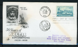 Z26-9 France FDC 1er Jour 50ans D'Arctic Explorations  A Saisir !!! - Eventi E Commemorazioni