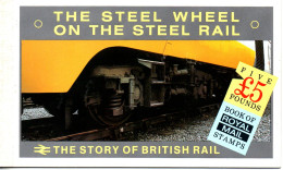 UK, GB, Great Britain, Booklet, The Steel Wheel On The Steel Rail - Postzegelboekjes