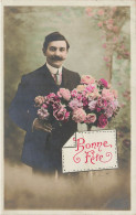 FÊTES - VŒUX - Bonne Fête - Homme - Fleurs - Carte Postale Ancienne - Andere & Zonder Classificatie