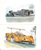 GF1959 -  CARTES BISCUITERIE  ALSACIENNE - LES BRULEURS DE GOMME - Autosport - F1