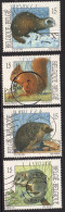 1992 COB 2477-2480 (complet) Nature, Petits Mammifères - Used Stamps