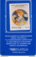 1999 Italia - Repubblica , Tessera Filatelica , Museo Faenza,   0,41€ - Philatelic Cards