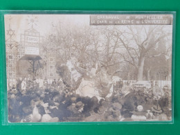 Carte Photo  Montpellier  , Carnaval  , Char De La Reine De L'université - Montpellier