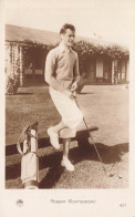 Golf , Sport * Carte Photo * Robert MONTGOMERY * Acteur Producteur Réalisateur Américain * Artiste Cinéma * Link Links - Golf