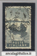 USATI ITALIA 1958 - Ref.0113A - "GIOVANNI SEGANTINI" 1 Val. Da L.110 - - 1946-60: Oblitérés