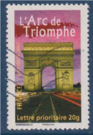 Timbre Arc De Triomphe J'aime Paris Oblitéré Type Gommé -20g De Feuillet Y & T N°3599A  Spink N°72 - Oblitérés