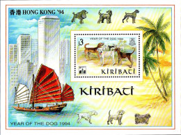 Kiribati Bloc N** Yv:16 Hong Kong'93 Year Of The Dog - Kiribati (1979-...)