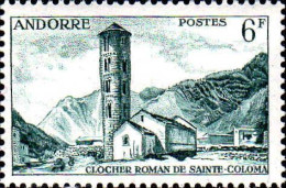Andorre (F) Poste N** Yv:142 Mi:146 Clocher Roman De Sainte-Coloma - Neufs