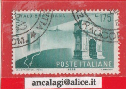 USATI ITALIA 1958 - Ref.0115B - "AMICIZIA ITALO-BRASILIANA" 1 Val. Da L.175 - - 1946-60: Oblitérés