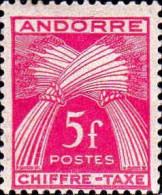 Andorre (F) Taxe N** Yv:29 Mi:29 Epis De Blé - Nuovi