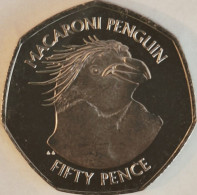 Falkland Islands - 50 Pence 2021AA, Macaroni Penguin, UC# 116 (#3868) - Falkland