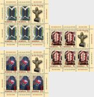 ROMANIA 2024 GREAT  ROMANIAN ARTIST: ION  ALIN GHEORGHIU Painter And Sculptor - Minisheet Of 5 Stamps+1 Label   MNH** - Moderne