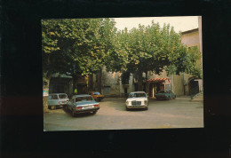 CPSM - 83 - Tavernes -  Place De La Mairie Voitures Automobiles Dont Mercedes - Tavernes