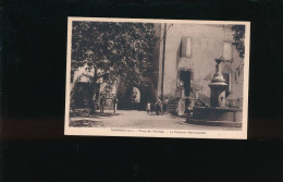 CPA - 83 - Tavernes - Place De L'horloge La Fontaine Monumentale - Tavernes