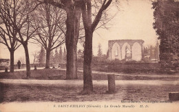 FRANCE - Saint Emilion - La Grande Muraille - Carte Postale Ancienne - Saint-Emilion