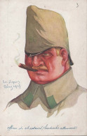 CPA Emile DUPUIS - Reims 1914 - Officier De Chasseurs Allemand - Série Leurs Caboches N°27 - Dupuis, Emile