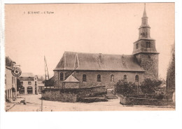 Gedinne Eglise ( Panneau Publicitaire Huiles Texaco ) - Gedinne