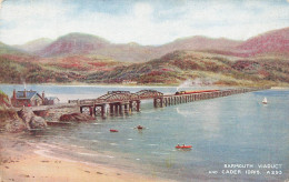 ROYAUME-UNI - Barmouth Viaduct And Cader Idris - A 293 - Vue Panoramique Sur Le Pont - La Mer - Carte Postale Ancienne - Gwynedd