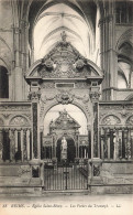 FRANCE - Reims - Église Saint Rémy - Les Portes Du Transept - Carte Postale Ancienne - Reims