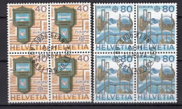 T2355 - SUISSE SWITZERLAND Yv N°1084/85 Bloc - Used Stamps