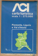 Piemonte Liguria Valle D'Aosta, Carta Turistica Stradale, ACI, Scala 1:275.000, Mappa, Cartina Geografica - Carte Stradali