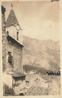 Gorbio * Carte Photo * Le Village * Photographe L. S. Photo Bibelots à Menton - Autres & Non Classés