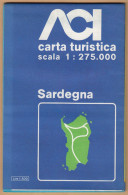 Sardegna, Carta Turistica Stradale, ACI, Scala 1:275.000, Mappa, Cartina Geografica - Carte Stradali