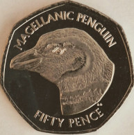 Falkland Islands - 50 Pence 2021AA, Magellanic Penguin, UC# 119 (#3871) - Falklandeilanden