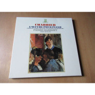 PIERRE BARBIZET & JEAN HUBEAU L'oeuvre Pour Piano CHABRIER Coffret De 3 Disques + Livret ERATO STU 714983 - Classique