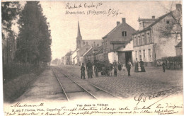 CPA Carte Postale Belgique Brasschaet Polygone Vue Dans Le Village  Animée (Route De Breda)1902 VM78848ok - Brasschaat