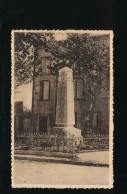 CPA- 83 - Tavernes - Place Des Jardins Le  Monument Aux Morts - Carte écrite - Tavernes