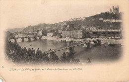 FRANCE - Lyon - Le Palais De Justice Et Le Coteau De Fourvières - Carte Postale Ancienne - Sonstige & Ohne Zuordnung