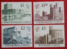 Castles £ High Values Windsor Edinburgh (Mi 1174-1177) 1988 POSTFRIS MNH ** ENGLAND GRANDE-BRETAGNE GB GREAT BRITAIN - Neufs