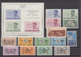 Cyprus 1965 - Full Year MNH ** - Unused Stamps