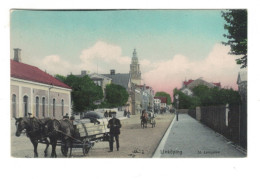 DH1818 - SWEDEN - LINKÖPING - St. LARSGATAN - STREET W. HORSES & CARTS - Schweden