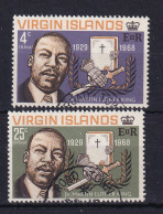 British Virgin Is: 1968   Martin Luther King Commemoration   Used - Britse Maagdeneilanden