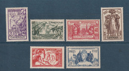 Cameroun - YT N° 153 à 158 ** - Neuf Sans Charnière - 1937 - Unused Stamps