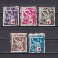 ROMANIA 1941, Sc# B164-B168, Semi-Postal, Red Cross, MNH - Ongebruikt