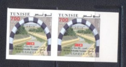 Tunisie 2014- Tunisie-Chine:50 Ans D'amitié Et De Coopération Paire Non Dentelé - Tunisia (1956-...)