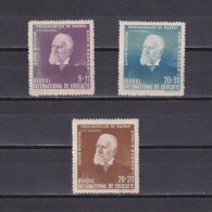ROMANIA 1942, Sc# B188-B190, Semi-Postal, Titu Maiorescu, MH - Ungebraucht