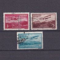 ROMANIA 1931, Sc# C18-C25, Part Set, Planes, Used - Gebruikt