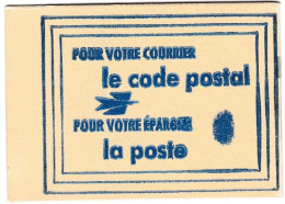 Carnet Code Postal, 31200 Toulouse, Vignette Vert-bleu, Variété Tache Sur La Couverture - Blocchi & Libretti