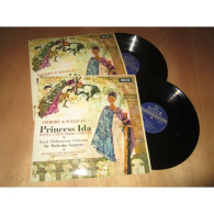 SIR MALCOLM SARGENT / D'OYLY CARTE OPERA COMPANY Princess Ida GILBERT & SULLIVAN DECCA 2 Lp SKL 4708 & 4709 - Opéra & Opérette