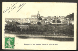 EPERNON   " Route De Drou  "     1909 - Epernon