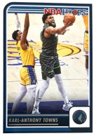 19 Karl-Anthony Towns - Minnesota Timberwolves - Carte Panini 2023-2024 NBA Hoops Base Cards - Andere & Zonder Classificatie