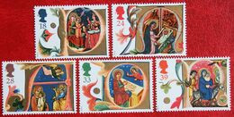 Natale Weihnachten Xmas Noel Kerst (Mi 1367-1371) 1991 POSTFRIS MNH ** ENGLAND GRANDE-BRETAGNE GB GREAT BRITAIN - Unused Stamps
