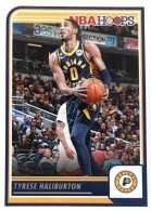 30 Tyrese Haliburton - Indiana Pacers - Carte Panini 2023-2024 NBA Hoops Base Cards - Autres & Non Classés